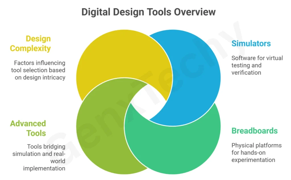 Tools and Software for Digital Design (Simulators, Breadboards)-Genxtechy